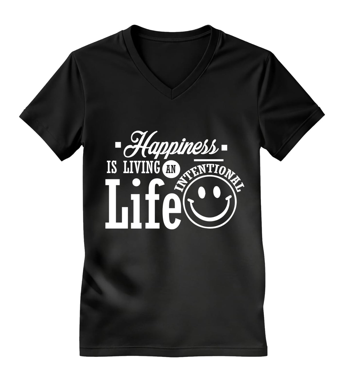 Happiness Is Living Life T Shirt
